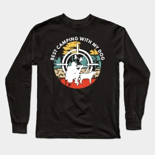 Best Camping With My Dog Long Sleeve T-Shirt